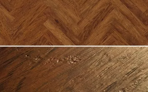 Parquet - Distressed Aged Hickory PQ 3055
